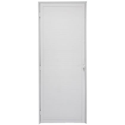 Porta Lambri Fechadura Alumínio Esquerda 210x80x4,8cm Malta