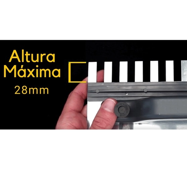 Desempenadeira Dentada C/regulagem 430x120mm