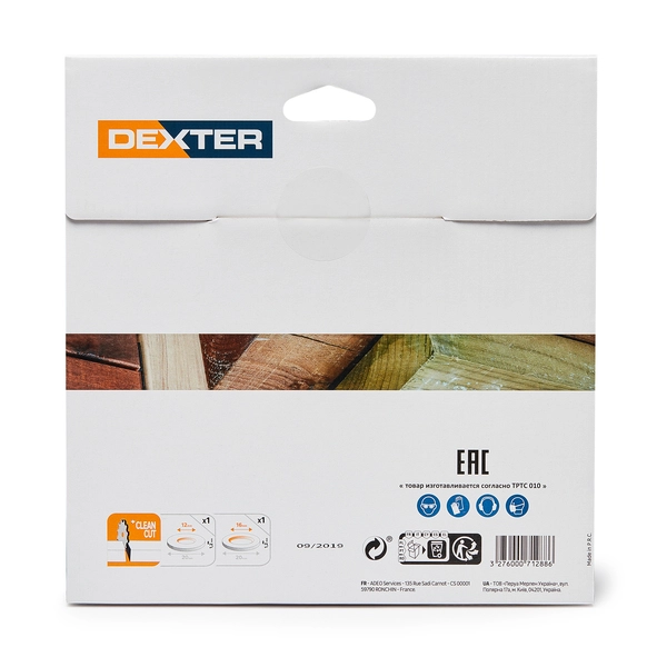 Disco de Corte Segmentado Para Madeira 7.1/4" (185mm) 48D Dexter