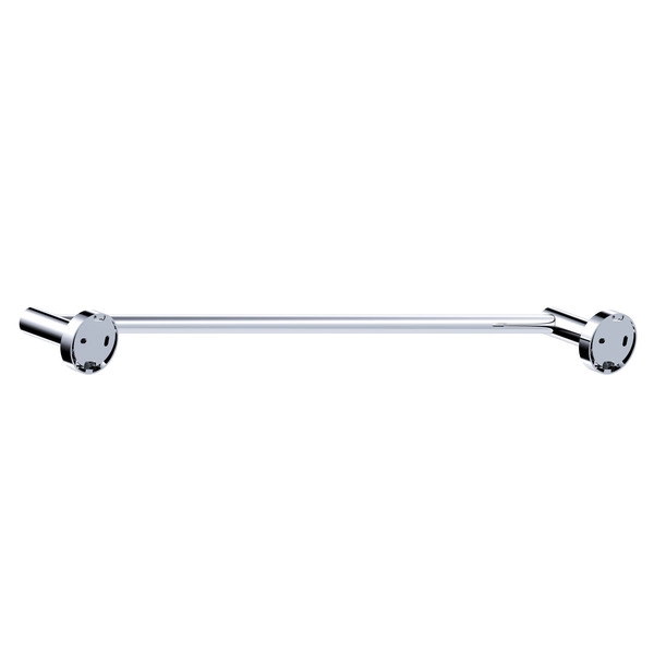 Porta Toalha Banho Barra Metal Brilhante Parafuso 65cm Style Sensea