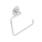 Porta Toalha Rosto Argola Metal Brilhante Parafuso Spring Sensea