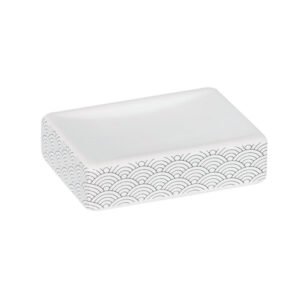 Saboneteira de Bancada em Cerâmica Retangular Branco Okino Sensea