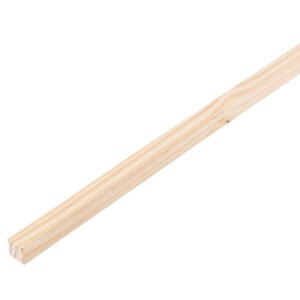 Kit com 4 Quadrados de Madeira Pinus Aparelhado Natural 2x2x50cm Massol