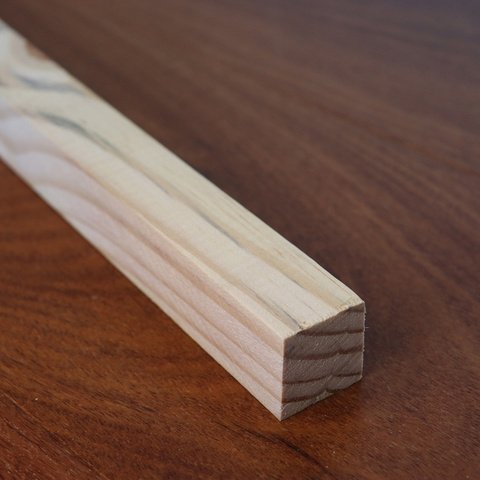 Quadrado de Madeira Pinus Natural 3x3x220cm Madeiras Lega