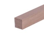 Quadrado de Madeira Eucalipto Saligna Aparelhado Natural 3,4x3,4x100cm Madvei