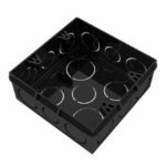Caixa de Luz Eletroduto Roscável 4x4'' Preto - Tigre